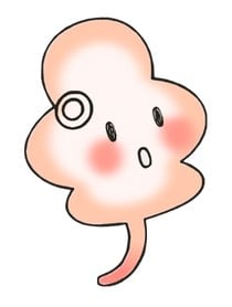 白白的