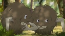 毛むくじゃらの妖怪