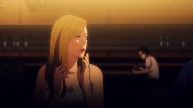 下山的男人…。