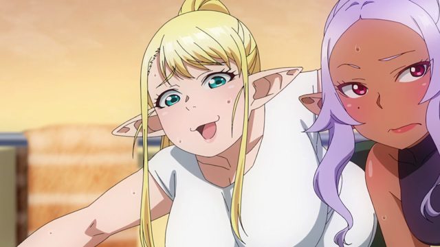 異世界人と熱盛りのポーズ