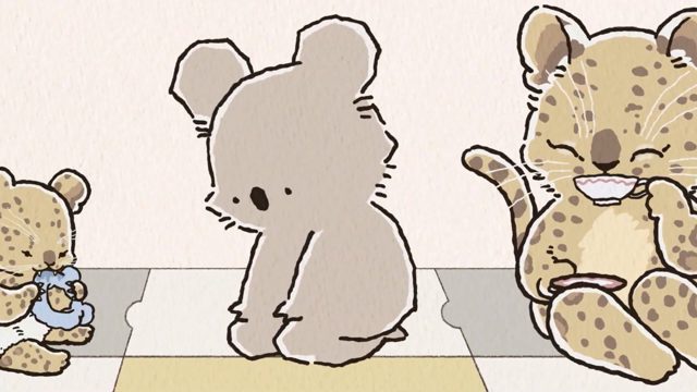 无尾熊换了清爽新发型／宝宝与无尾熊