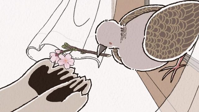 感受春天到来的无尾熊／新的图画日记