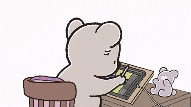无尾熊享受着充实又健康的一天／无尾熊回想着自己的休息日