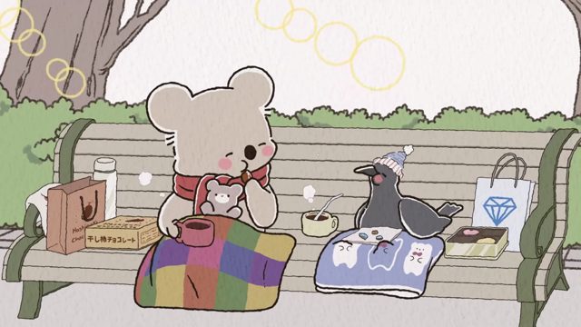 早晨手忙脚乱的无尾熊／享受情人节的无尾熊