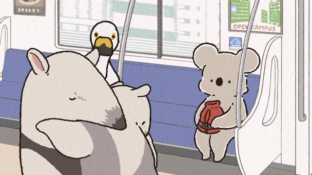 巴士下车铃与无尾熊／害羞笑着的无尾熊