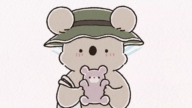 无尾熊前往海边小镇