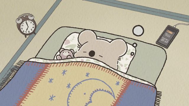 窗台上的猫和无尾熊／无尾熊体会到了白天的短暂／忍不住睡回笼觉的无尾熊