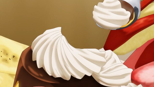 秋高气爽 少女要大口品尝美食