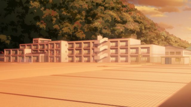 橘红色的景色